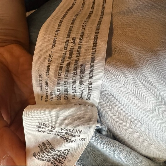 AF Curve Love Ultra High Rise 90s Straight Jeans Plus Size 37/24R Split Hem W47 - Picture 15 of 16